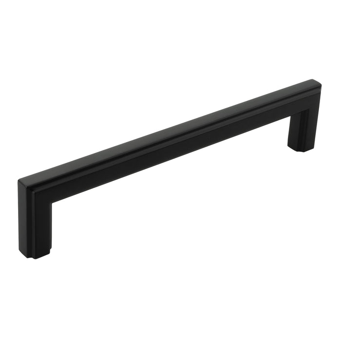 MH1661 Solid Matte Black Cabinet Pulls Handles