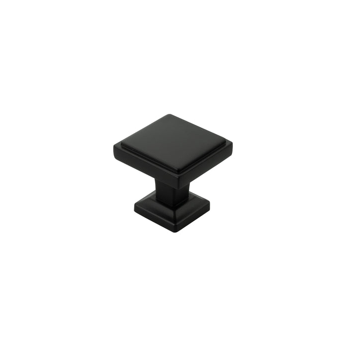 MH1661 Solid Matte Black Cabinet Pulls Handles