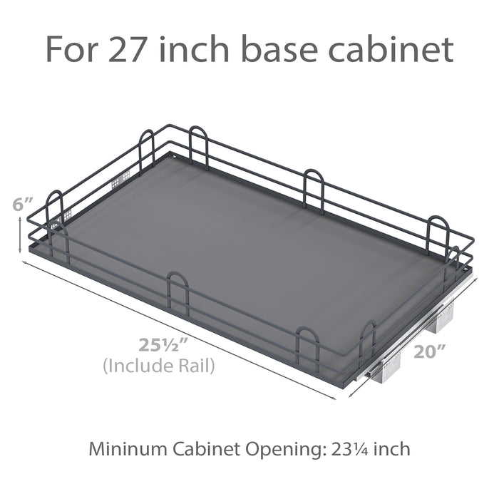 Kitchen Cabinet Pull Out Shelf Basket