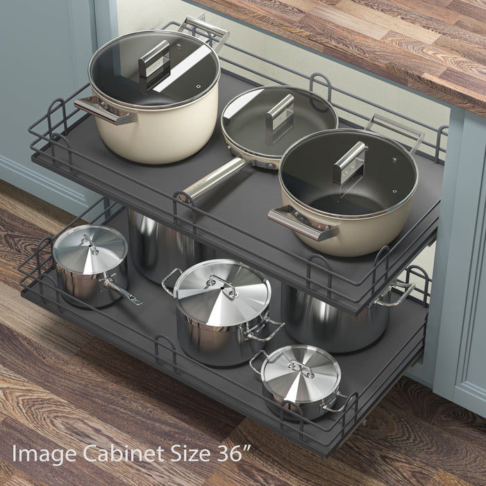 Kitchen Cabinet Pull Out Shelf Basket