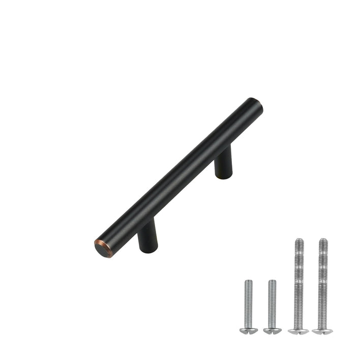 M1601 Solid Oil Rubbed Bronze Cabinet Handle T Bar Pull