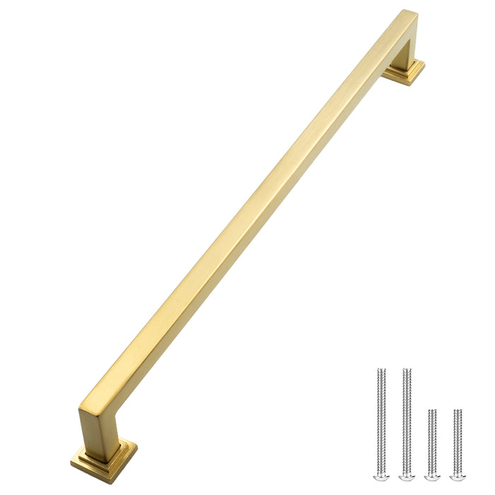 M1619 Gold Satin Brass Brushed Stainless Steel Cabinet Handle Bar Pull