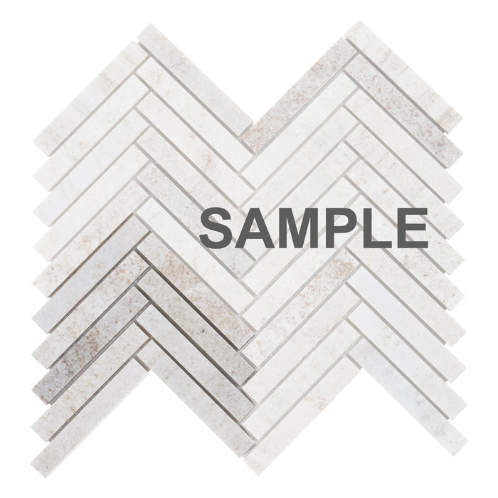 Sample - TDH514NS Natural Stone Crema Marfil Marble Beige Mosaic Tile