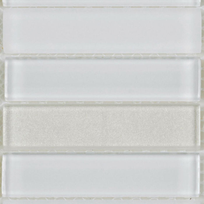 TDH48MO Glass White Mosaic Tile