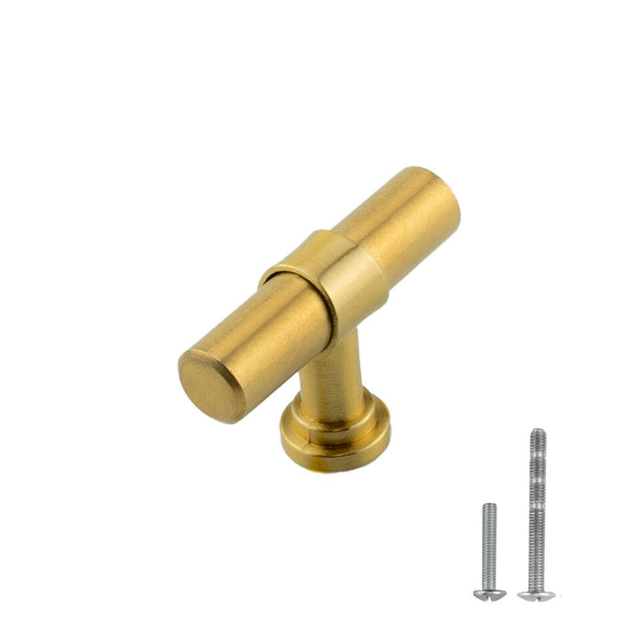 M1611 Satin Brass Gold Stainless Steel Cabinet Handle Bar Pull