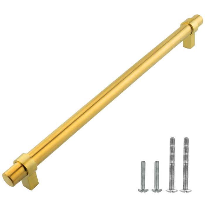 M1608 Satin Brass Gold Stainless Steel Cabinet Handle Bar Pull