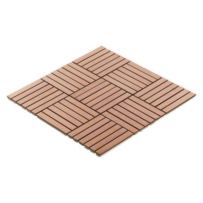 Sample - TDH356RG Stainless Steel Rose Gold Copper Metallic Metal Mosaic Tile