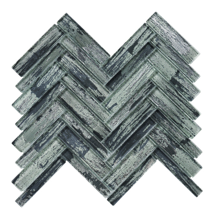 TDH416MG Crystal Glass Gray Mosaic Tile