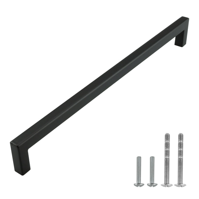 M1603 Black Square Cabinet Handle Bar Pull