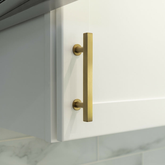 M1618 Gold Satin Brass Brushed Stainless Steel Cabinet Handle Bar Pull