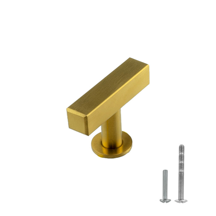 M1618 Gold Satin Brass Brushed Stainless Steel Cabinet Handle Bar Pull