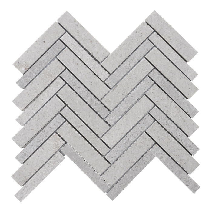 Sample - TDH403NS Natural Stone Cinderella Gray Marble Mosaic Tile