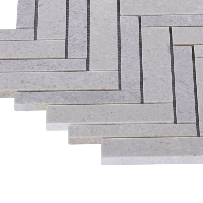 Sample - TDH403NS Natural Stone Cinderella Gray Marble Mosaic Tile